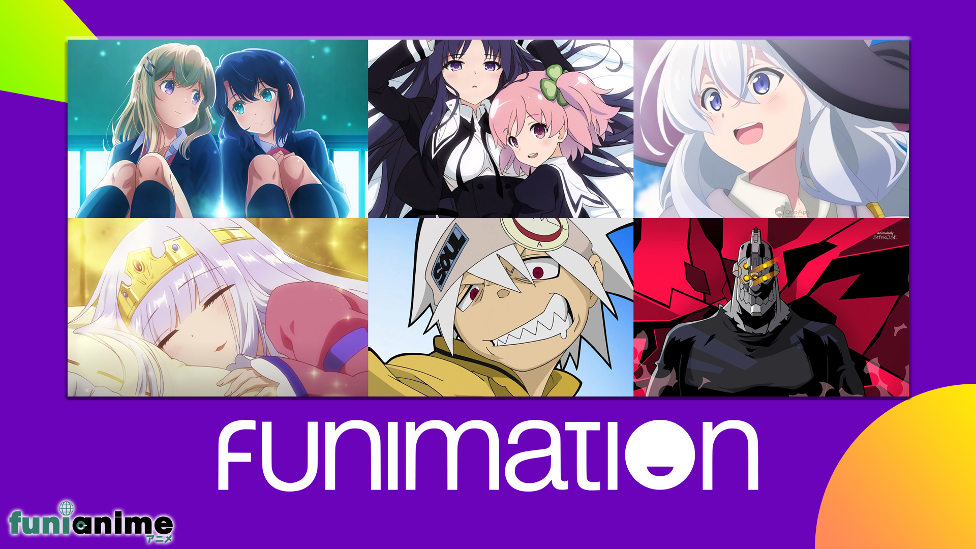 Crunchyroll anunció a los animes de Funimation que llegán a su plataforma