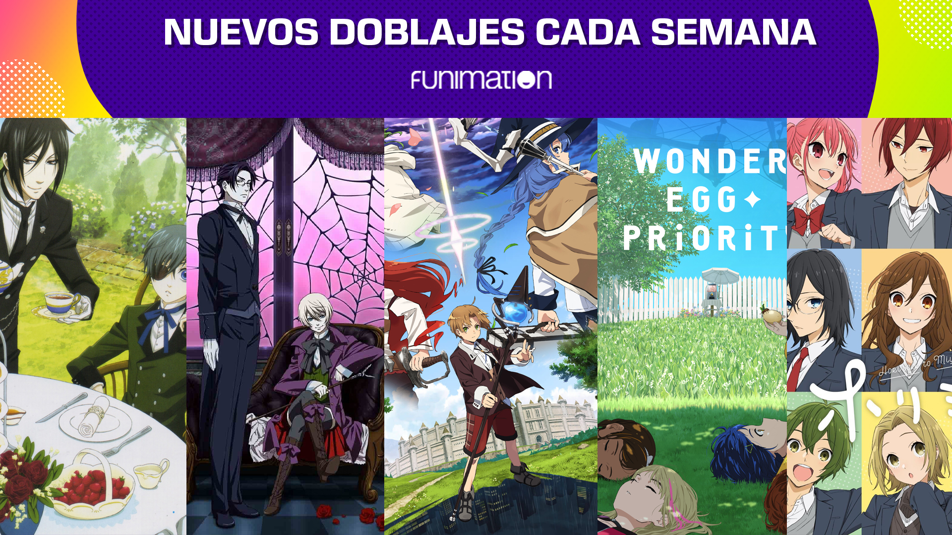 Funimation anunció a los nuevos Doblajes Anime para el mes de