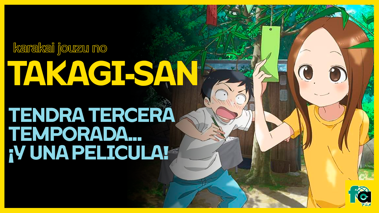 Terceira temporada de Karakai Jouzu no Takagi-san é anunciada