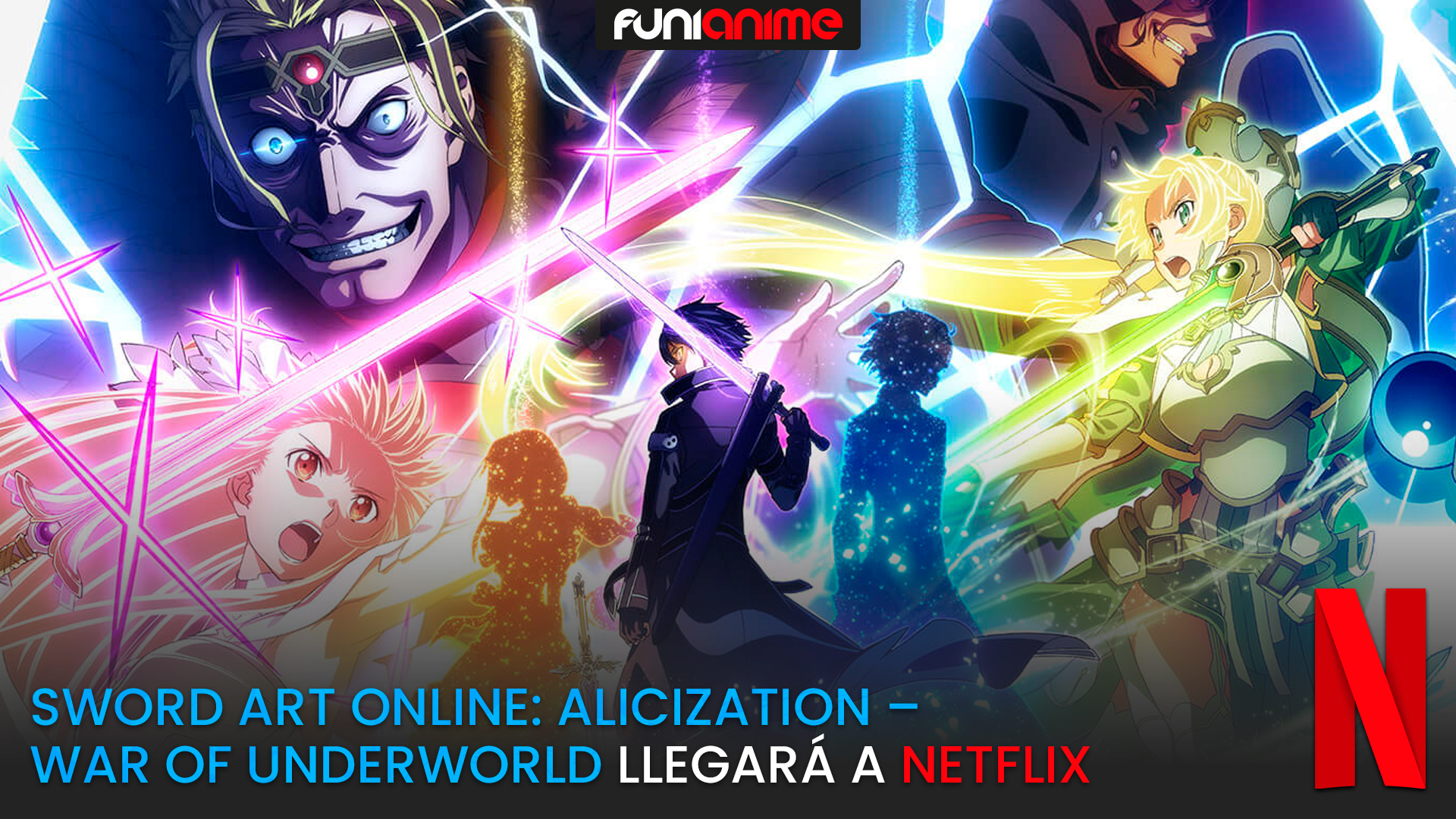 WAR OF UNDERWORLD llega a NETFLIX!  Sword Art Online Alicization 
