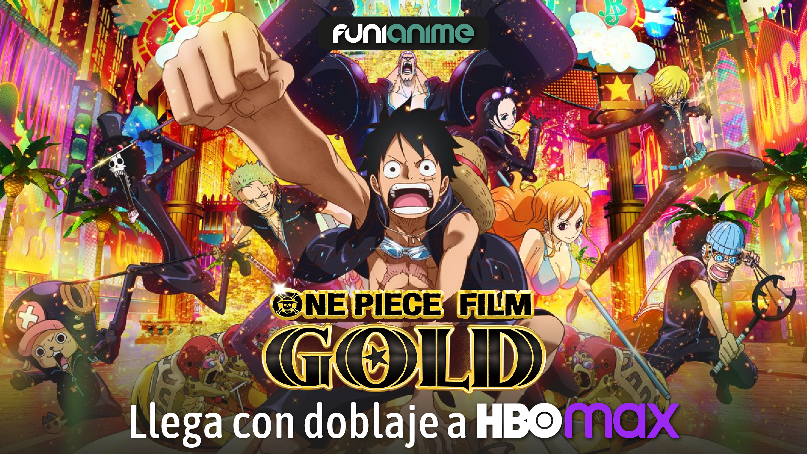 La película One Piece Film: Gold llega con doblaje a HBO Max - FUNiAnime LA