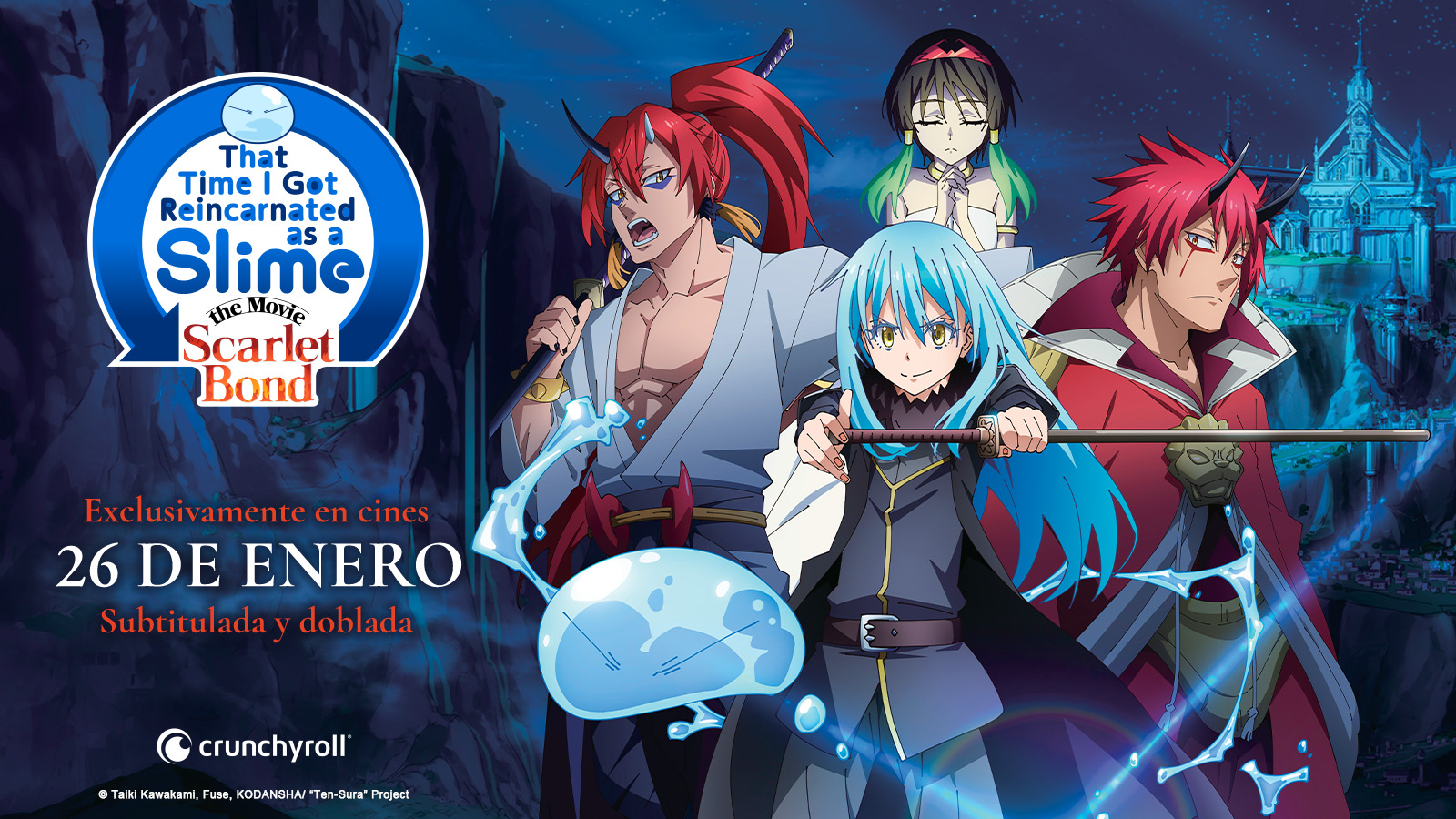 Crunchyroll ungkap membawa Tensei shitara Slime Datta Ken Movie: Guren no  Kizuna-hen (That Time I Got Reincarnated as a Slime Movie) untuk…