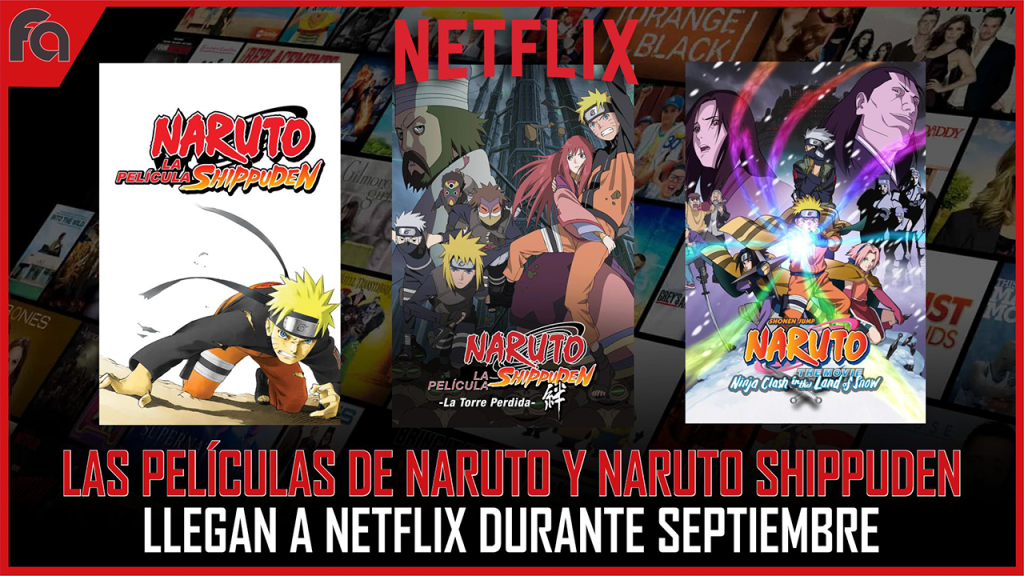 Naruto: Películas llegan con doblaje latino a Claro Video