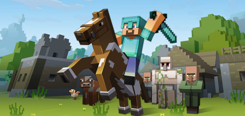 Imagen promocional de Minecraft